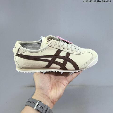Onitsuka Tiger MEXICO 66 Cream Brown White Gold EU 36-45 Sneaker Casual Sneakers - Unisex (BS-68812)
