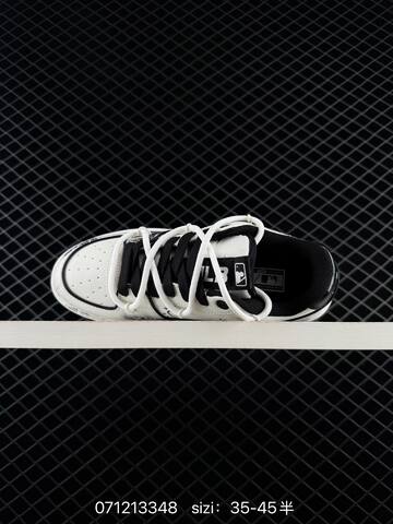 MLB Chunky Liner PU DIY White Black EU 35-45 Skate Shoe Skate Sneakers - Unisex