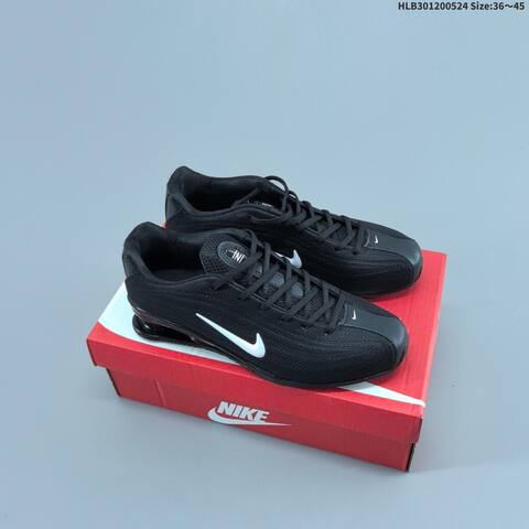 Nike Shox Z IQ7574-671 Black Red Silver White EU 36-45 Running Shoe - Unisex (BS-60144)