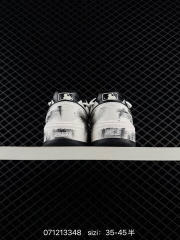MLB Chunky Liner PU DIY White Black EU 35-45 Skate Shoe Skate Sneakers - Unisex