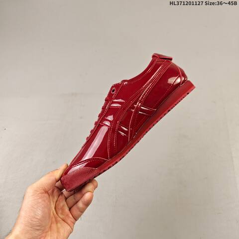 Onitsuka Tiger Mexico 66 SD Glossy Deep Red EU 36-45 Sneaker Casual Sneakers - Unisex (BS-69217)