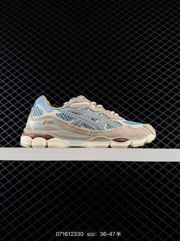 ASICS GEL-NYC White Grey Silver Navy EU 36-47 Running Shoe Running Sneakers - Unisex (BS-81732)