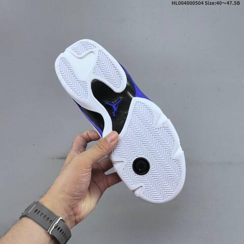Jordan Air Jordan 14 Retro OG White Hyper Royal Black EU 40-47 5 Basketball - Men's (BS-66052)