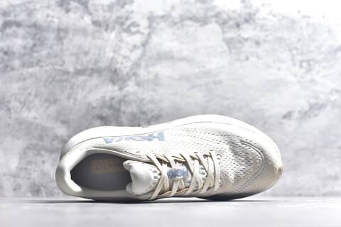 HOKA Rincon 4 White Light Blue Beige Running Shoe Running Sneakers (BS-59405)