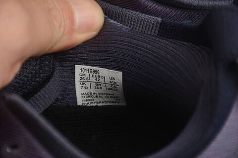 ASICS GEL NIMBUS 27 1011B956 500 Indigo Purple Cream US 8 5 EUR 42 UK 7 5 CM 26 5 Running Shoe Running Sneakers - Men's (BS-59735)