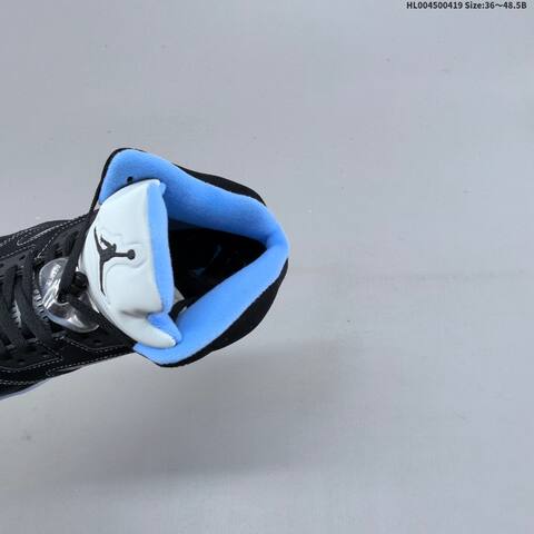 Jordan Air Jordan 5 Retro Black University Blue 36 48 5 Basketball - Unisex (BS-66138)