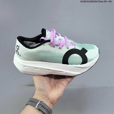On Cloudboom Volt 3 Purple Mint White Black EU 36-45 Running Shoe Running Sneakers - Unisex (BS-69580)