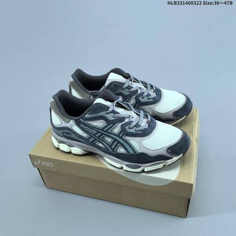 ASICS GEL-NYC Black Grey Beige White EU 36-47 Running Shoe Running Sneakers - Unisex (BS-68982)