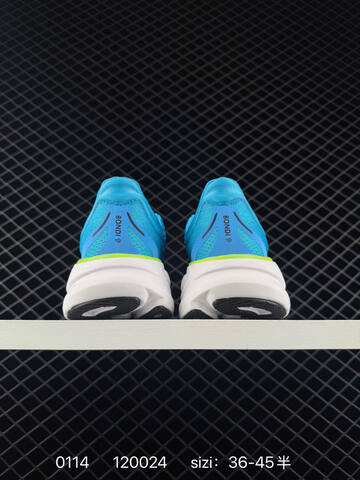 HOKA ONE ONE Bondi 9 Bright Blue White Neon Yellow Black EU 36-45 Running Shoe Running Sneakers - Unisex (BS-86321)