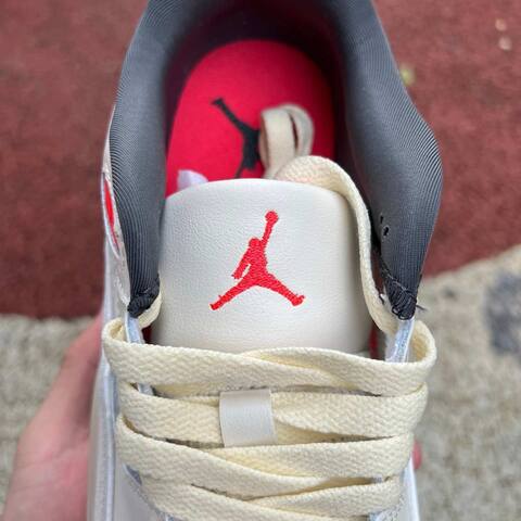 Jordan Flight Court SP FZ9854 108 Beige Gray Red Black US 7 UK 6 BR 38 EUR 40 25cm Sneaker - Unisex BS-87246