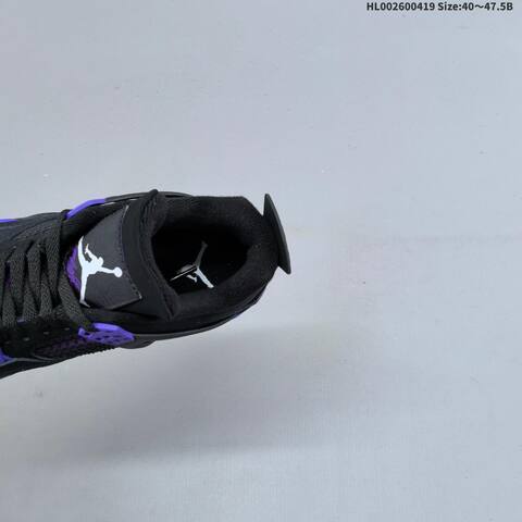 Jordan Air Jordan 4 Retro Purple Thunder Black Purple EU 40-47 5 Basketball - Men's (BS-66133)