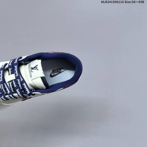 Nike Dunk SB Low Off White Navy Blue Red EU 36-45 Skate Shoe - Unisex BS-62079