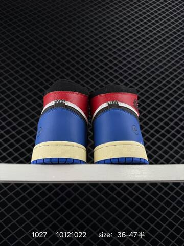Jordan Air Jordan 1 Retro High OG Black White Red Blue Cream EU 36-47 Basketball Shoe - Unisex BS-80428