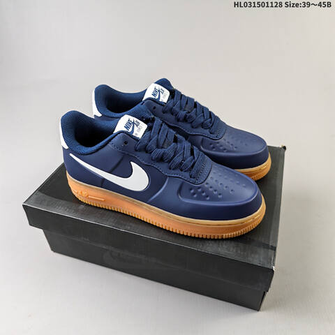 Nike Air Force 1 Black Purple 39 45 Lifestyle - Unisex (BS-62995)