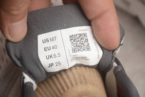 On Cloud X 4 3ME30042905 Silver Flame Orange White Gray US 7 EU 40 UK 6 5 JP 25 Running Shoe Running Sneakers - Men's (BS-59784)