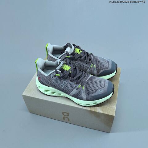 On Cloudsurfer Trail Light Blue Dark Grey Cream Black EU 36-45 Trail Shoe Trail Running Sneakers - Unisex (BS-69510)