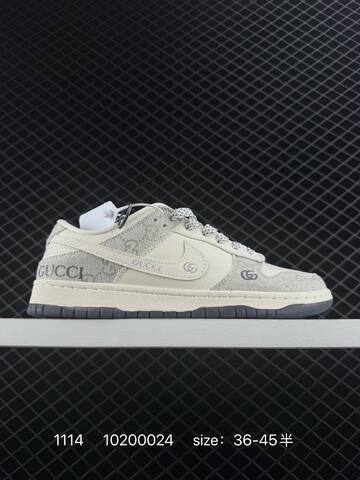 Nike SB Dunk Low Cream White With Black Blue Grey And Lavender Monogram Custom Colorways EU 36-45 Skate - Unisex (BS-74219)