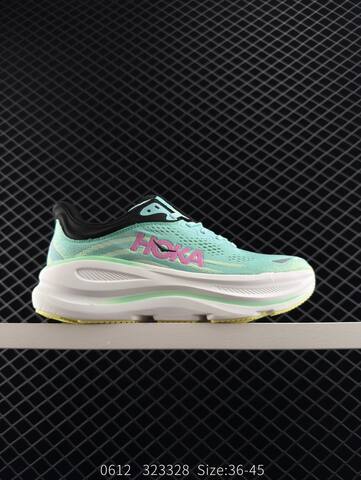 HOKA ONE ONE Bondi 9 Mint Green White Black Yellow Pink EU 36-45 Running Shoe Running Sneakers Unisex BS-86603
