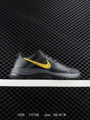 Nike Air Pegasus Black With Metallic Gold White Swoosh 39-47 Running - Unisex BS-74356