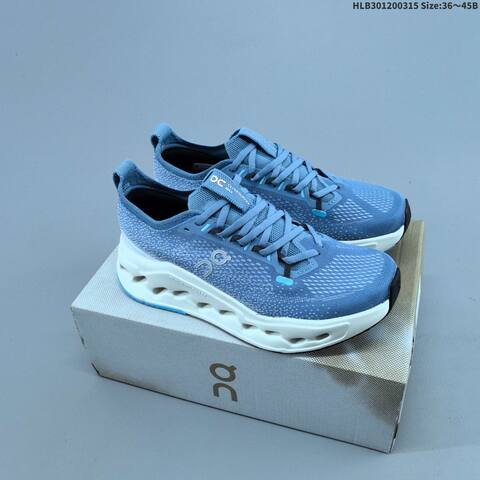 On Cloudsurfer Max White Green Blue Cream Black EU 36-45 Running Shoe Running Sneakers - Unisex (BS-69674)