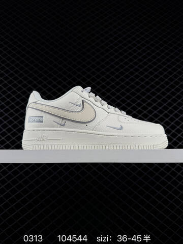 Nike Air Force 1 Low White Grey EU 36-45 Lifestyle - Unisex (BS-72673)
