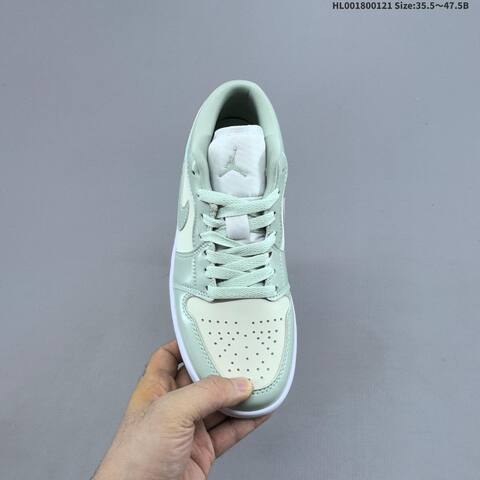 Jordan Air Jordan 1 Low SE Seafoam Mint Green White 35 5 47 5 Lifestyle - Unisex (BS-66901)