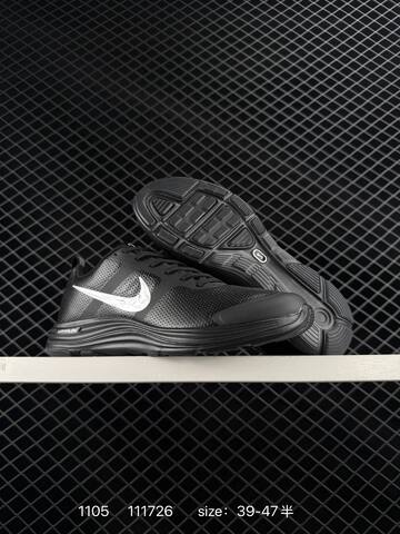 Nike Air Pegasus Black With Metallic Gold White Swoosh 39-47 Running - Unisex (BS-74356)