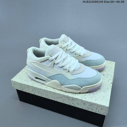 Jordan Air Jordan 4 RM IB8862-141 White Cream Light Grey Lavender EU 36-48 5 Casual - Unisex (BS-67037)