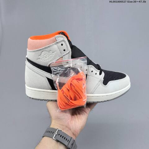 Jordan Air Jordan 1 Retro High OG Neutral Grey Black Hyper Crimson EU 36-47 5 Basketball - Unisex (BS-65858)
