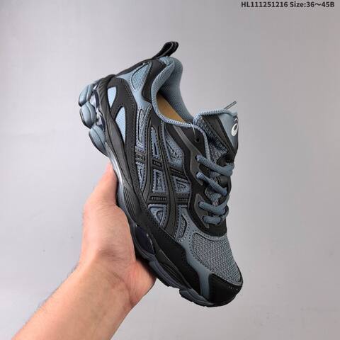 ASICS GEL-NYC AHAR Black Dark Grey EU 36-45 Running Shoe Running Sneakers - Unisex (BS-69146)
