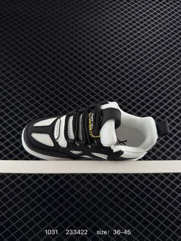 Louis Vuitton Trainer Sneaker Low Black White EU 36-45 Casual - Unisex (BS-74456)