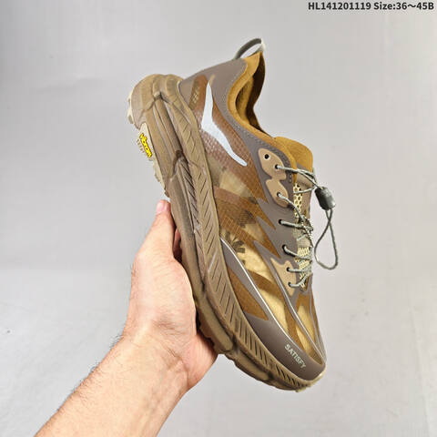 HOKA ONE ONE Mafate Speed 4 Black White Yellow EU 36-45 Trail Shoe Trail Running Sneakers - Unisex (BS-69469)