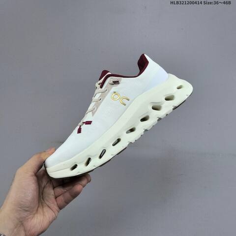 On Cloudtilt White Cream Burgundy Gold EU 36-46 Running Shoe Running Sneakers - Unisex (BS-69609)