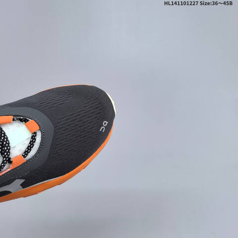 On Running Cloudmonster Paf Black Orange White EU 36-45 Running Shoe Running Sneakers - Unisex (BS-69728)