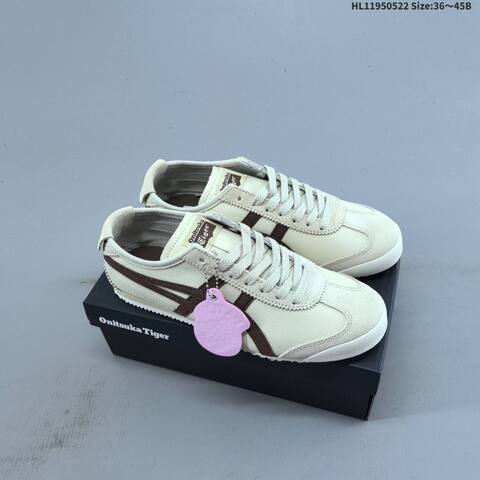 Onitsuka Tiger MEXICO 66 Cream Brown White Gold EU 36-45 Sneaker Casual Sneakers - Unisex (BS-68812)