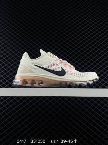 Nike Air Max 2013 Sail Black Pale Pink Champagne Cream Off-white With Black Swoosh Pink Laces Translucent Rose-tinted Air Unit EU 39-45 Half Sizes Available Running - Unisex (BS-72036)