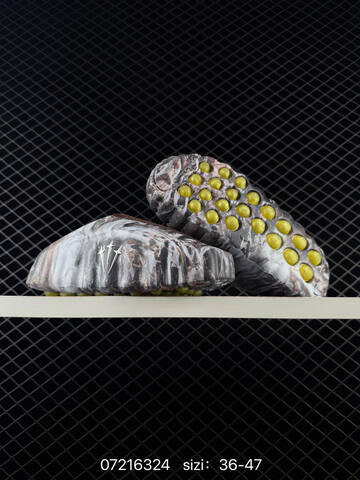 Nike Mind 001 Slide Marble Gray Brown Yellow EU 36-47 Casual - Unisex (BS-70142)