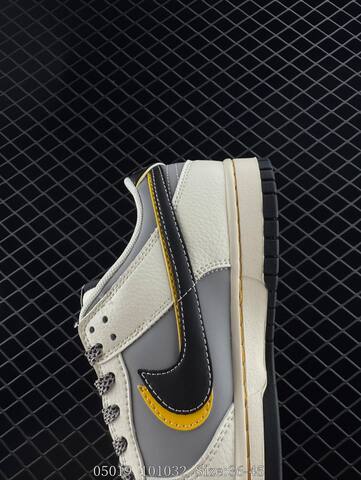 Nike Dunk Low Sail Grey Black Yellow EU 36-45 Skate Shoe - Unisex BS-81338