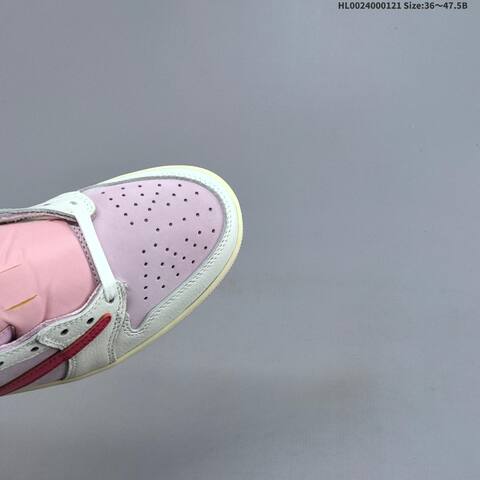 Nike Air Jordan 1 Low Travis Scott Pink Light Blue White 36 47 5 Casual - Unisex (BS-66902)