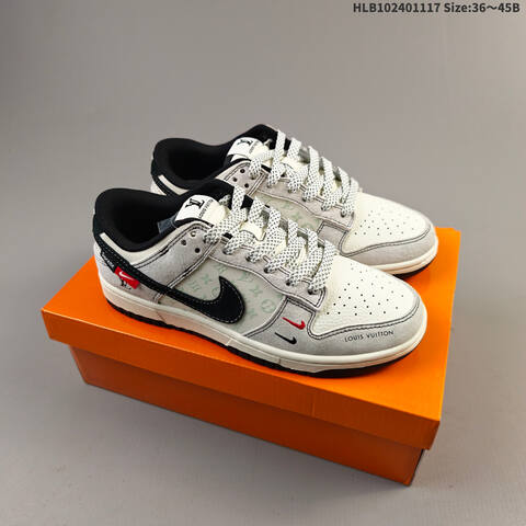 Jordan Air Jordan 1 Low White Grey Black Green EU 36-45 Casual - Unisex (BS-63574)