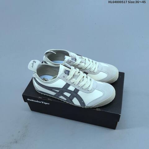 Onitsuka Tiger Mexico 66 Cream Brown Green Blue EU 36-45 Sneaker Casual Sneakers - Unisex (BS-68833)