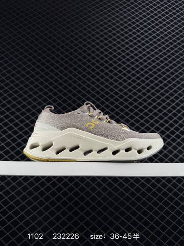On Cloudsurfer Cloudtec Phase Taupe Cream Yellow EU 36-45 Running Shoe Running Sneakers - Unisex (BS-85475)