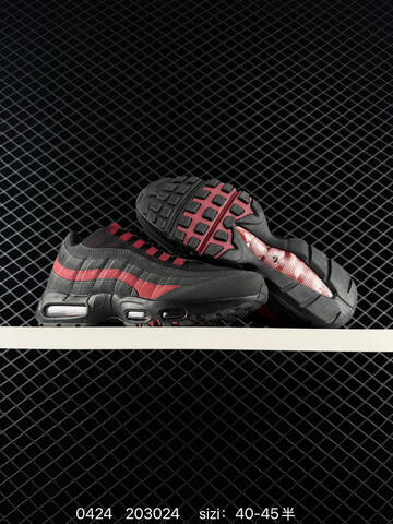 Nike Air Max 95 Black Team Red EU 40-45 Lifestyle - Men's (BS-71892)