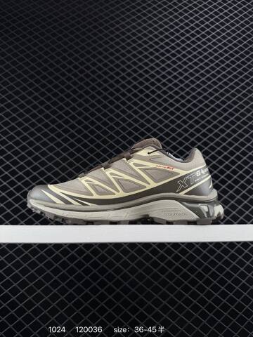 Salomon XT-6 GTX Brown Beige Cream EU 36-45 Trail Shoe Trail Running Sneakers - Unisex (BS-85949)