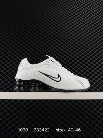 Nike Shox R4 BV1111-100 White Black EU 40-46 Running - Men's (BS-74476)
