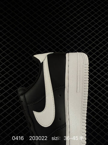 Nike Air Force 1 07 Black White With Multicolor Floral Embroidery EU 36-45 Half Sizes Available Lifestyle - Unisex BS-72057