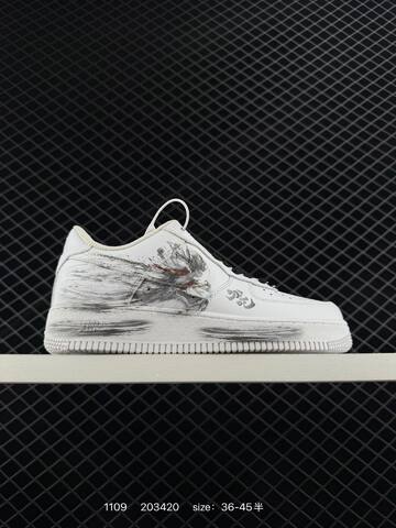 Nike Air Force 1 07 White Black EU 36-45 Lifestyle - Unisex (BS-74293)