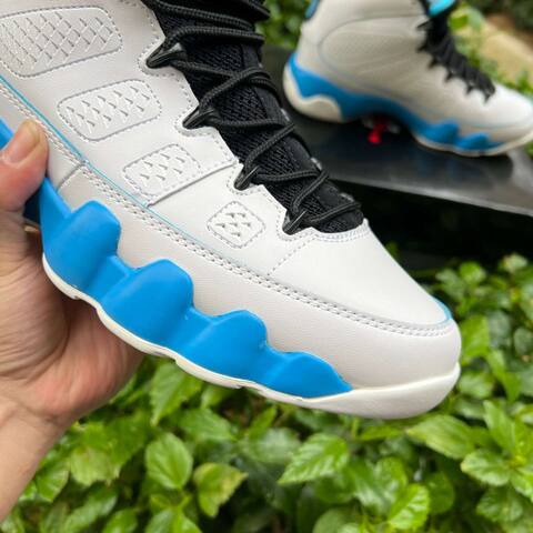 Jordan Air Jordan 9 Retro FQ8992 101 Summit White Black Blue EUR 42 5 Basketball Shoe - Men s BS-86742