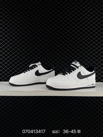 Nike Air Force 1 Low White Black EU 36-45 Lifestyle - Unisex (BS-70427)