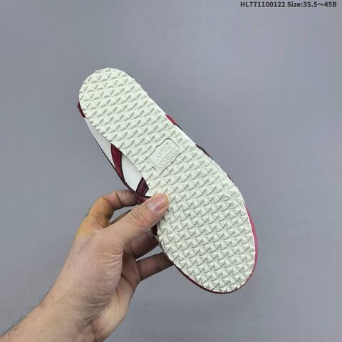 Onitsuka Tiger Mexico 66 White Burgundy Cream Red 35 5 To 45 Sneaker Casual Sneakers - Unisex (BS-69043)